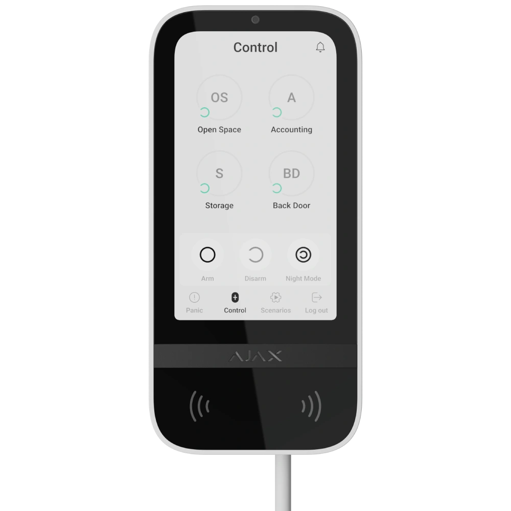 Superior KeyPad TouchScreen white Fibra
