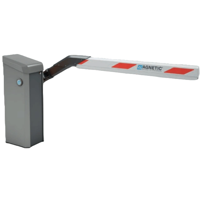 Шлагбаум Magnetic без стріли (правий проїзд) сірий алюміній